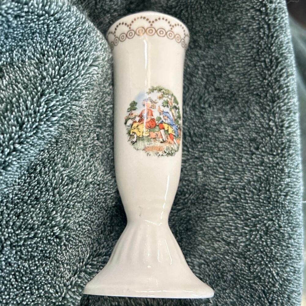 Vintage Bone China Shaker/Hat Pin Holder